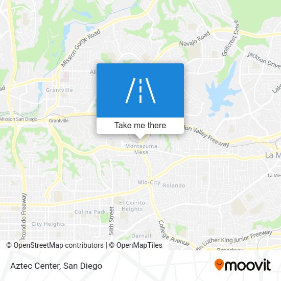 Mapa de Aztec Center