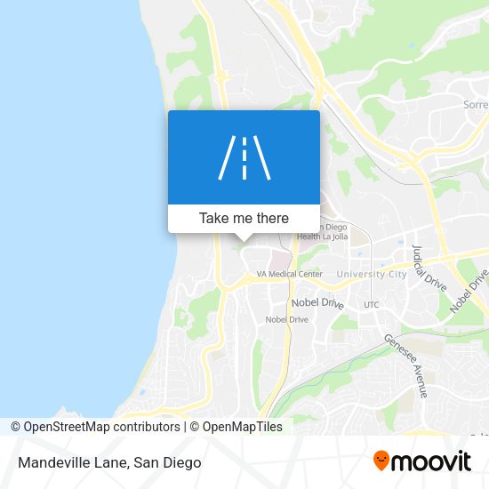 Mapa de Mandeville Lane
