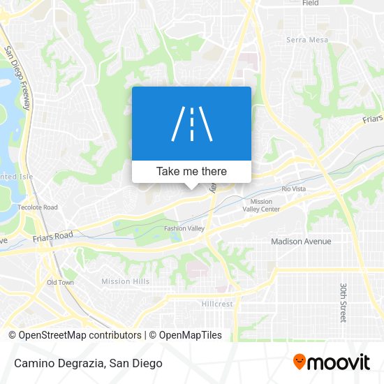 Mapa de Camino Degrazia