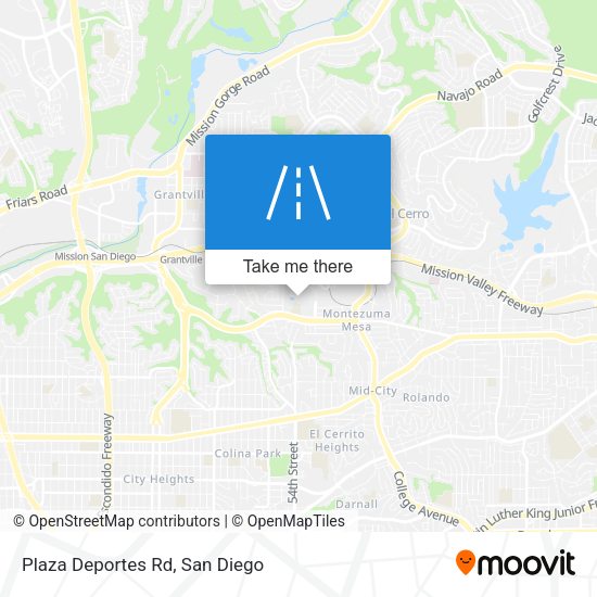 Mapa de Plaza Deportes Rd