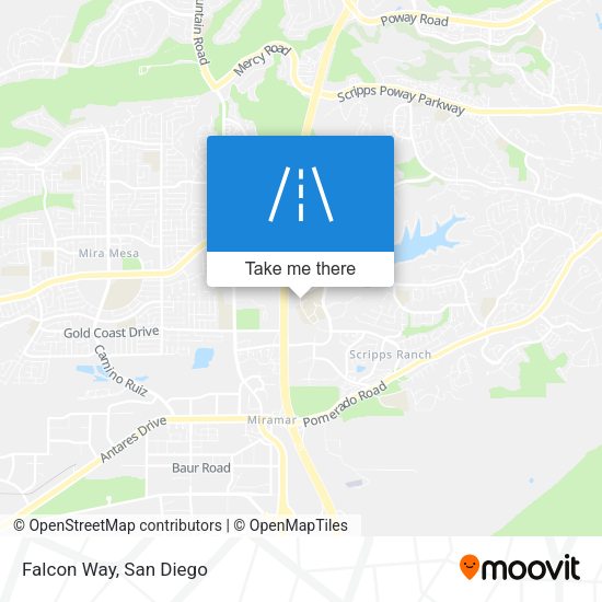 Falcon Way map