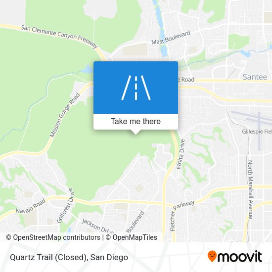 Mapa de Quartz Trail (Closed)
