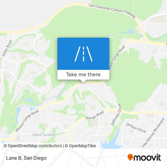 Mapa de Lane B