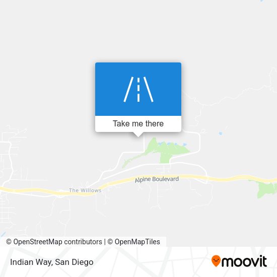 Mapa de Indian Way