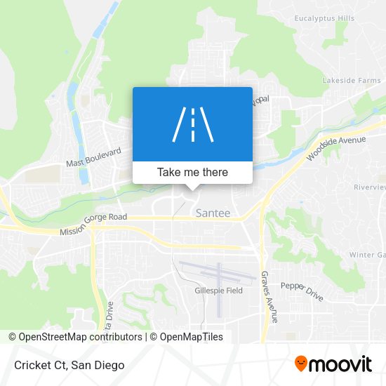 Cricket Ct map