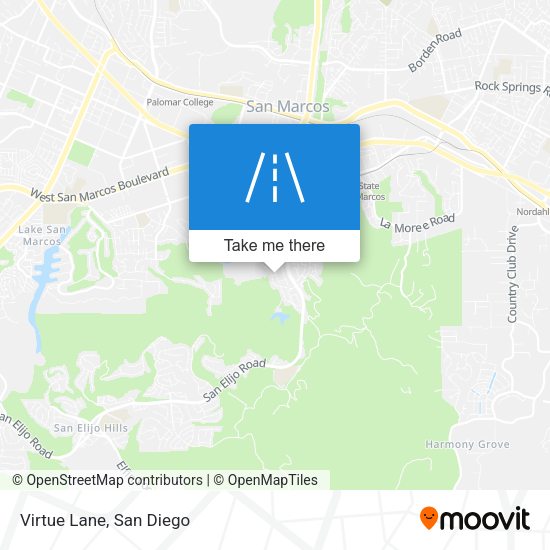 Mapa de Virtue Lane