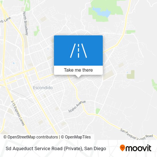 Sd Aqueduct Service Road (Private) map