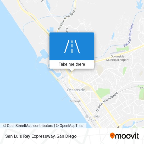 San Luis Rey Expressway map