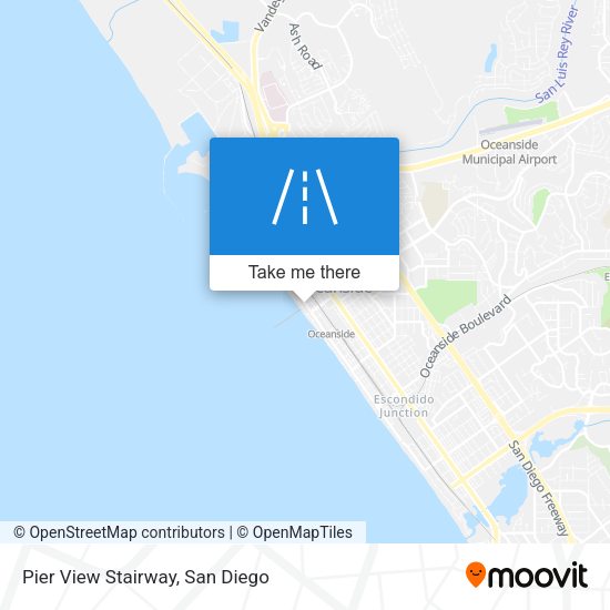 Pier View Stairway map