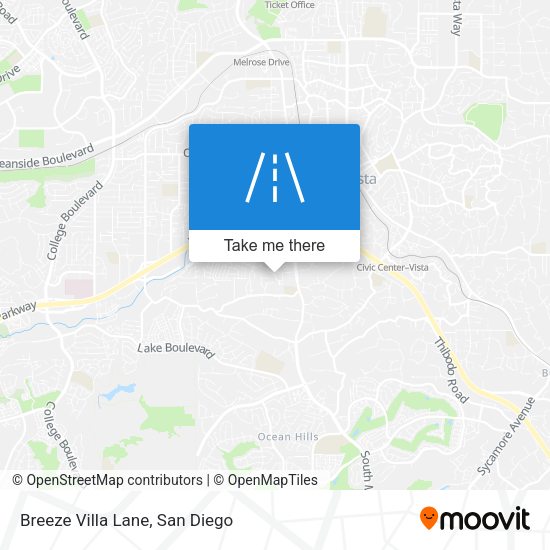 Mapa de Breeze Villa Lane