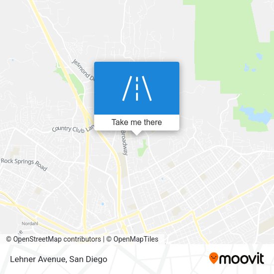 Mapa de Lehner Avenue