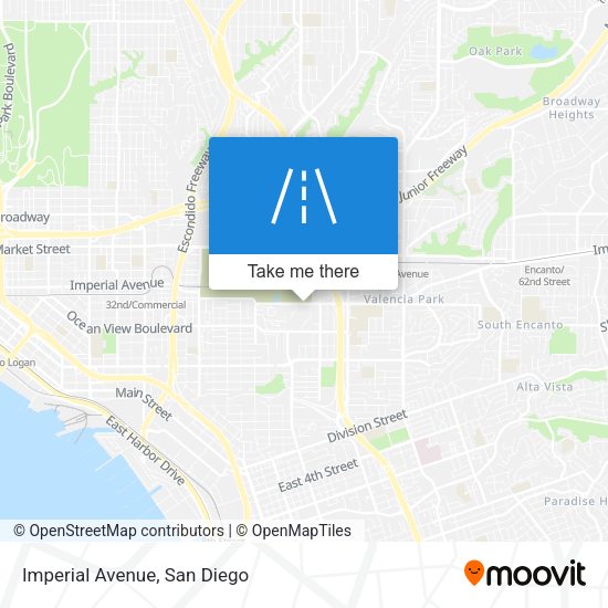 Mapa de Imperial Avenue