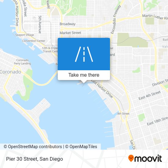 Mapa de Pier 30 Street