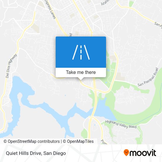 Mapa de Quiet Hills Drive