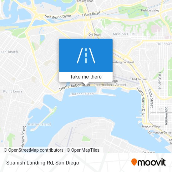 Mapa de Spanish Landing Rd
