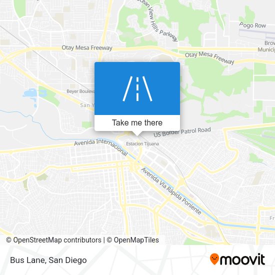 Mapa de Bus Lane