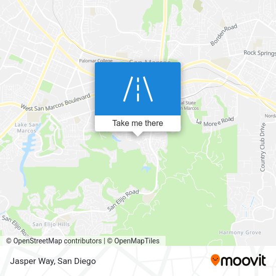 Mapa de Jasper Way