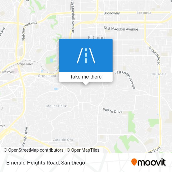 Mapa de Emerald Heights Road
