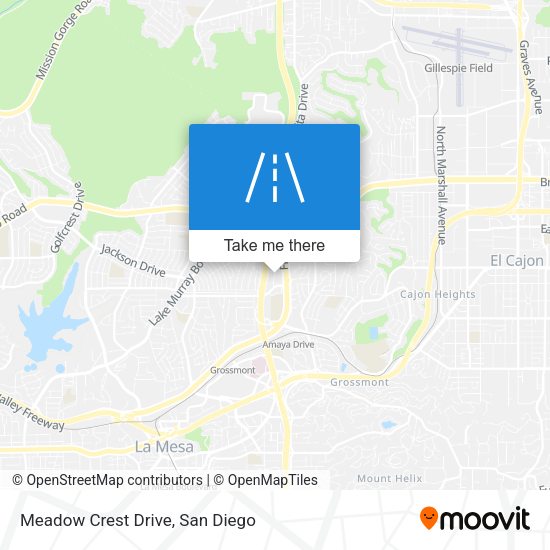 Meadow Crest Drive map
