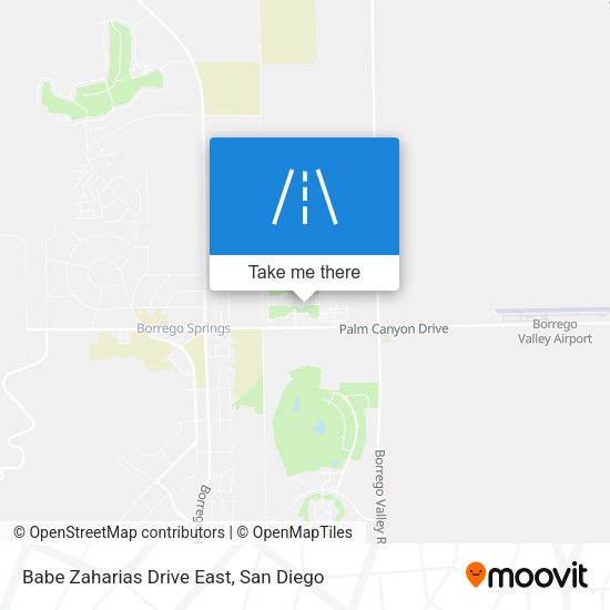 Babe Zaharias Drive East map