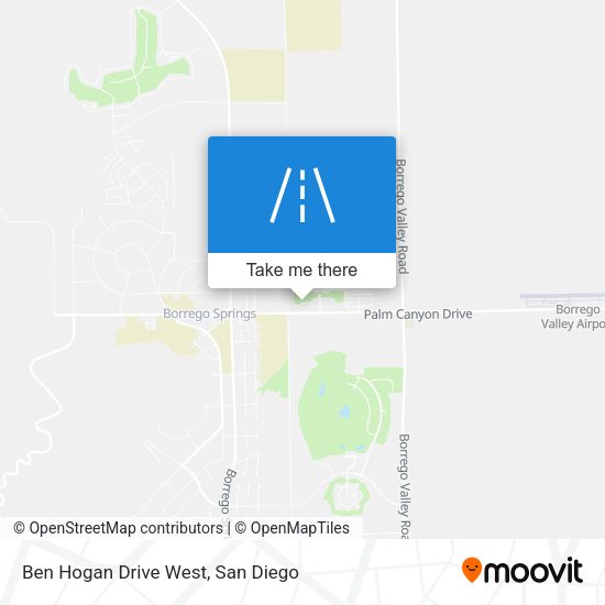 Mapa de Ben Hogan Drive West