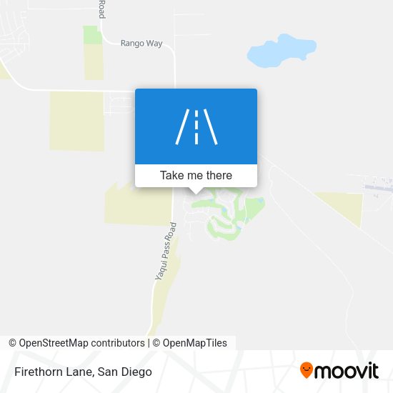 Mapa de Firethorn Lane