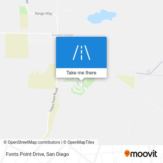 Mapa de Fonts Point Drive