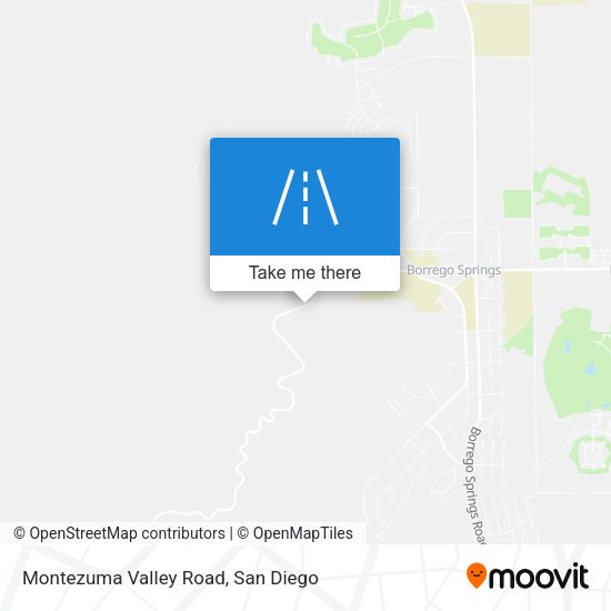 Mapa de Montezuma Valley Road