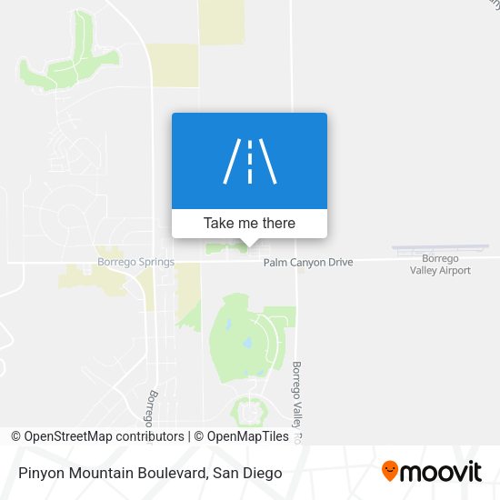 Pinyon Mountain Boulevard map