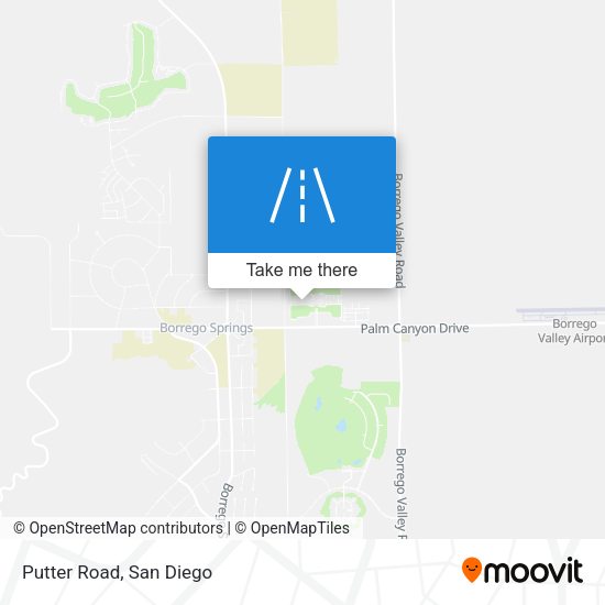 Mapa de Putter Road
