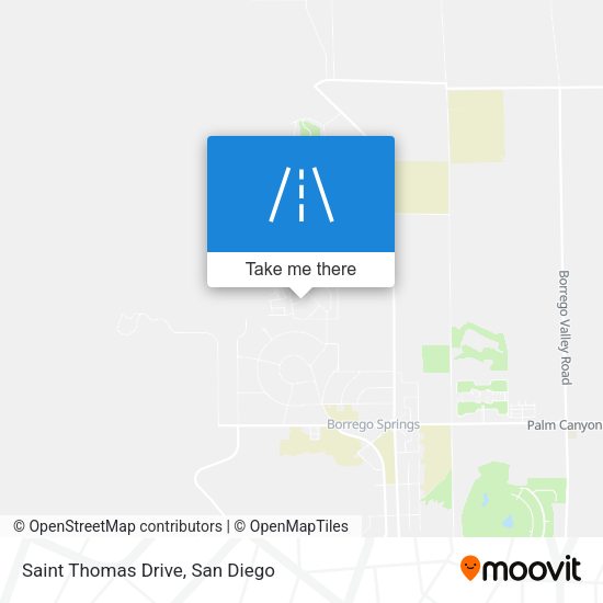 Saint Thomas Drive map