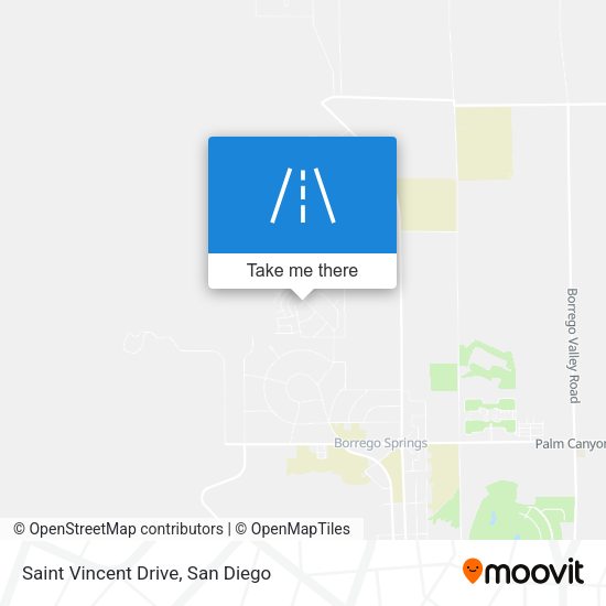 Saint Vincent Drive map