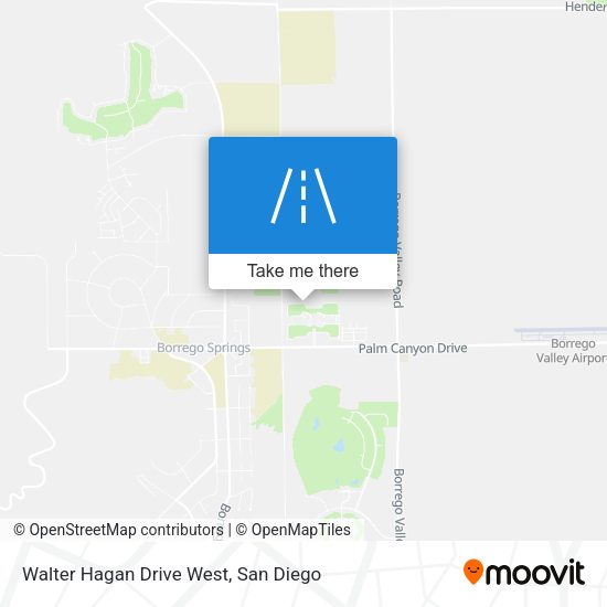 Mapa de Walter Hagan Drive West