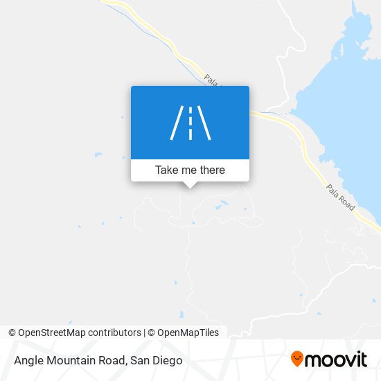 Mapa de Angle Mountain Road