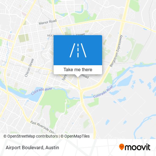 Airport Boulevard map