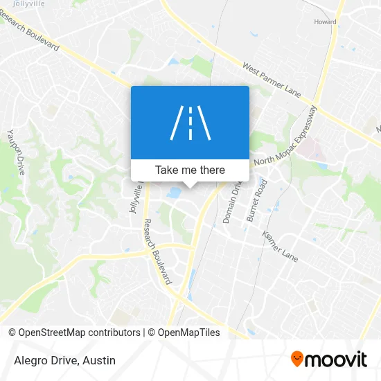 Alegro Drive map