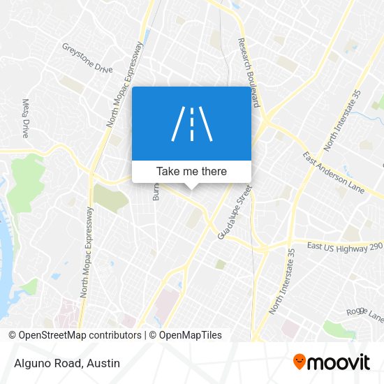 Mapa de Alguno Road