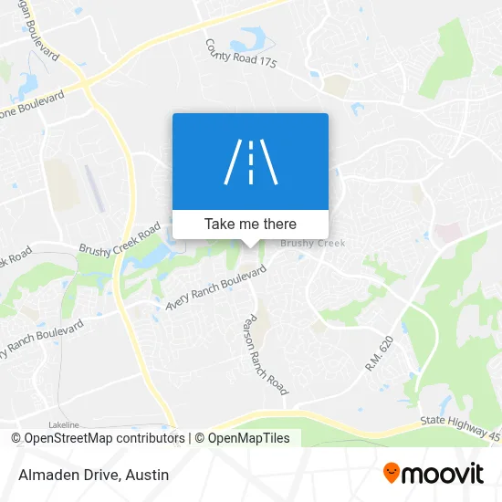 Almaden Drive map