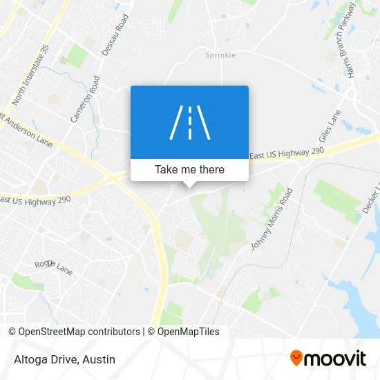 Altoga Drive map