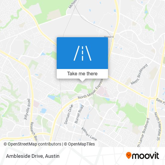 Ambleside Drive map