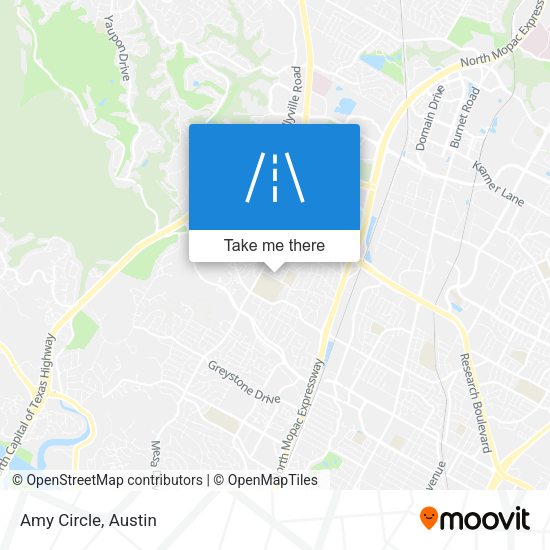 Mapa de Amy Circle