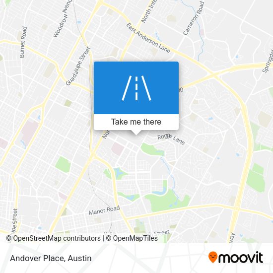 Andover Place map