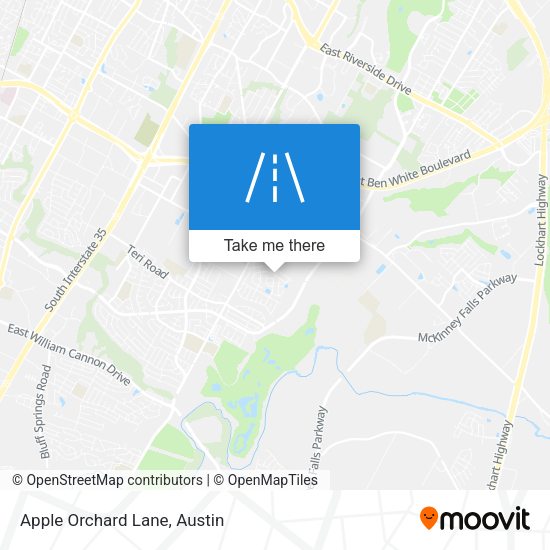 Mapa de Apple Orchard Lane