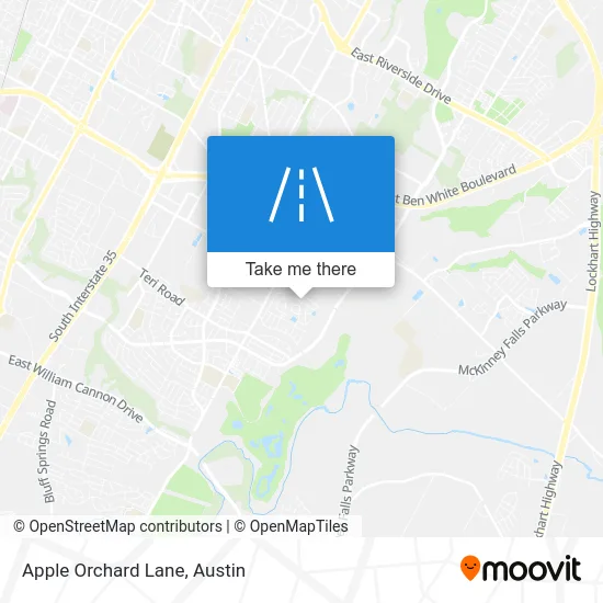 Apple Orchard Lane map