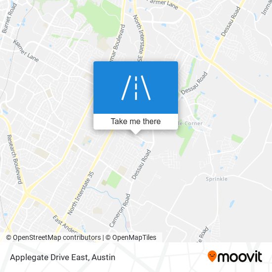 Applegate Drive East map