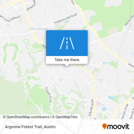 Mapa de Argonne Forest Trail
