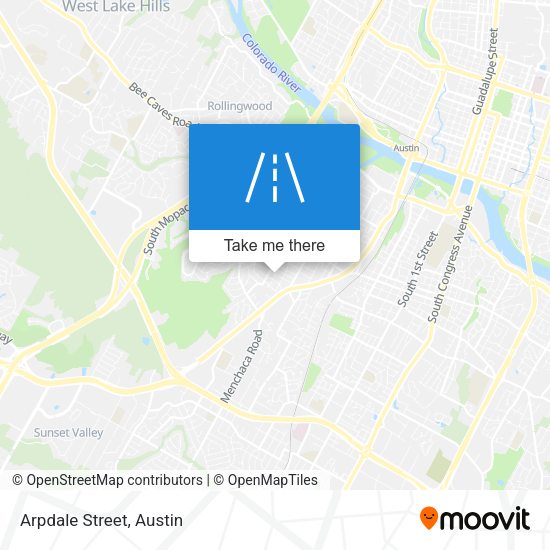 Mapa de Arpdale Street