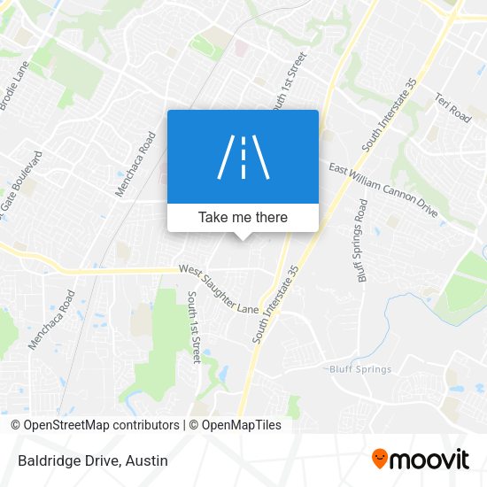 Mapa de Baldridge Drive