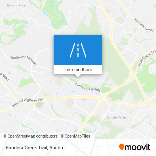 Mapa de Bandera Creek Trail