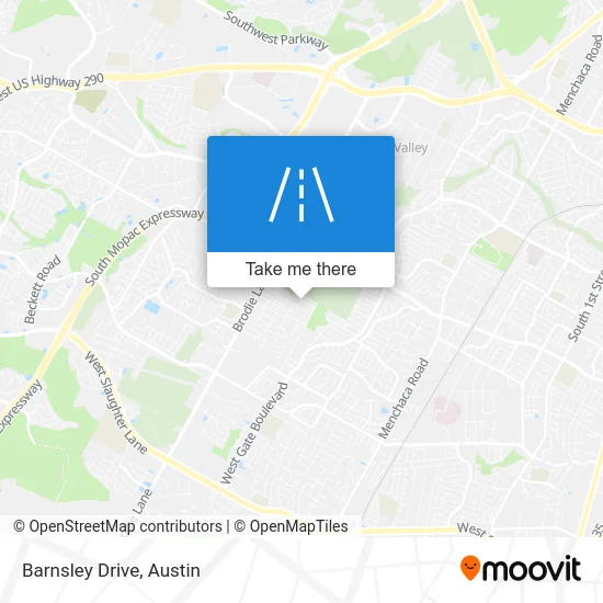 Barnsley Drive map